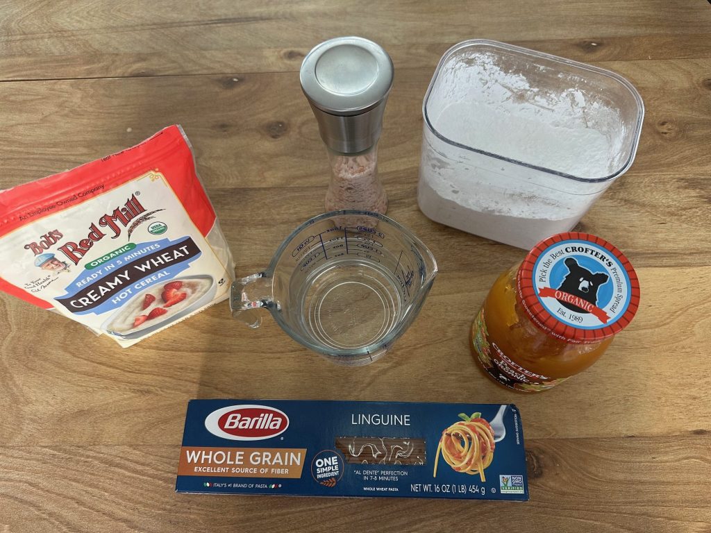 ingredients on the table