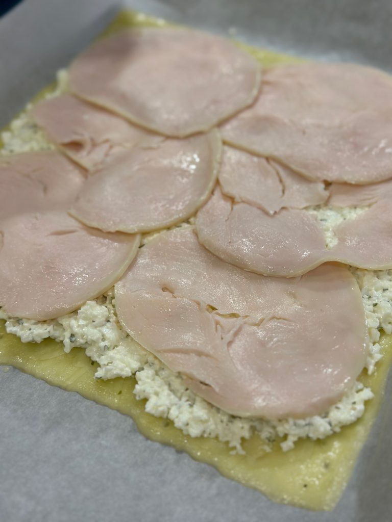 ham on the cheese roll