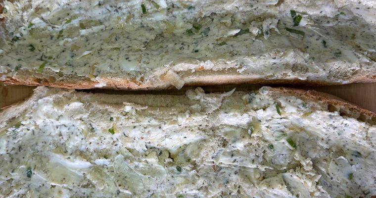 Simple Garlic Baguette – Best with Homemade Herb Butter