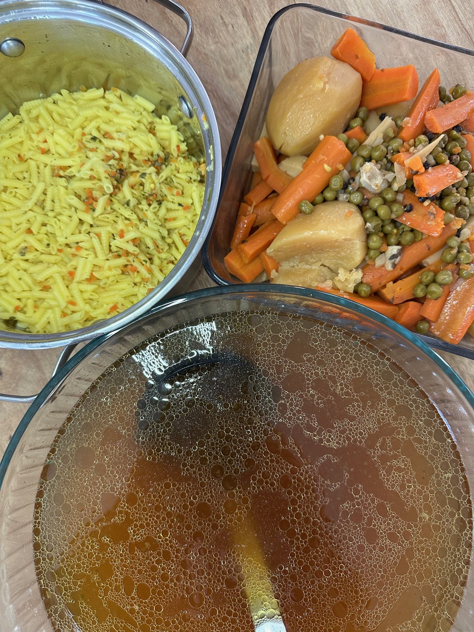 Turkey Bone Broth Made in a Pressure Cooker