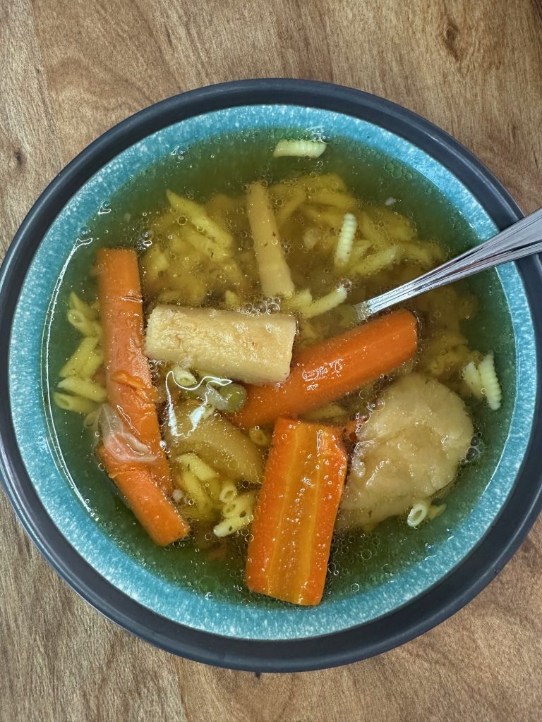 soup in a bowl
